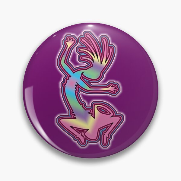 Item preview, Vaporwave colored Kokopelli drummer designed and sold by Neonyx2020.