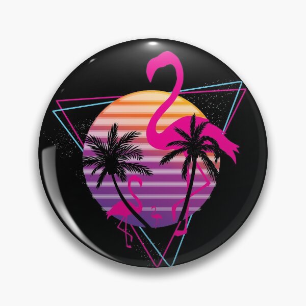 Item preview, Flamingo Retrowave  designed and sold by ghost888.