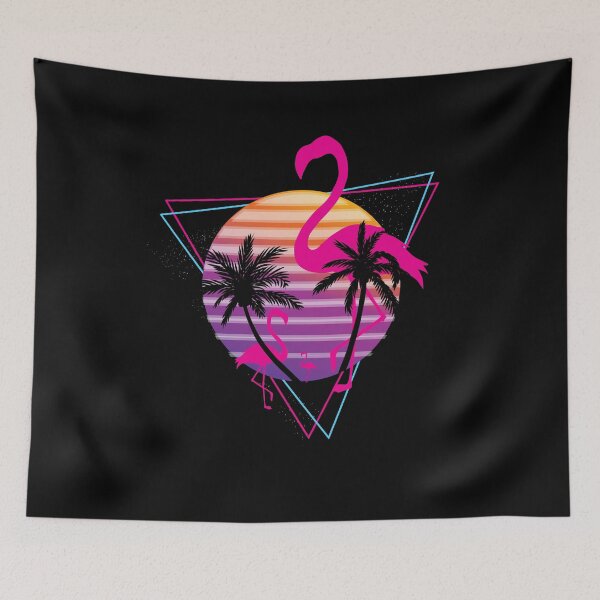 Item preview, Flamingo Retrowave  designed and sold by ghost888.