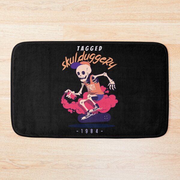 Item preview, Tagged Skulduggery. Graffiti skating skeleton. Cool. designed and sold by shirtdan.