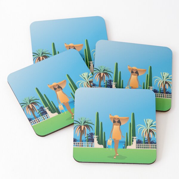 Item preview, French Riviera, promenade by the sea designed and sold by ladstudio.