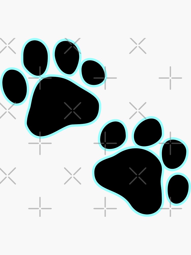 "Paws Stickers Emoji" Sticker for Sale by carlarmes Redbubble