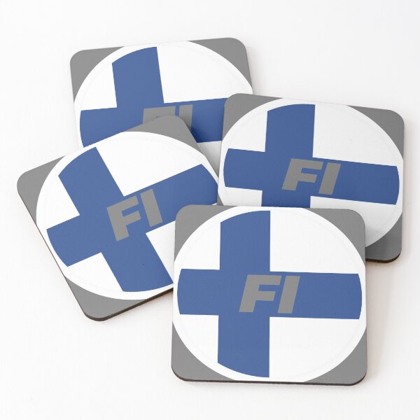 Item preview, Finland | Round Flag With Country Code designed and sold by CarlosAlberto.