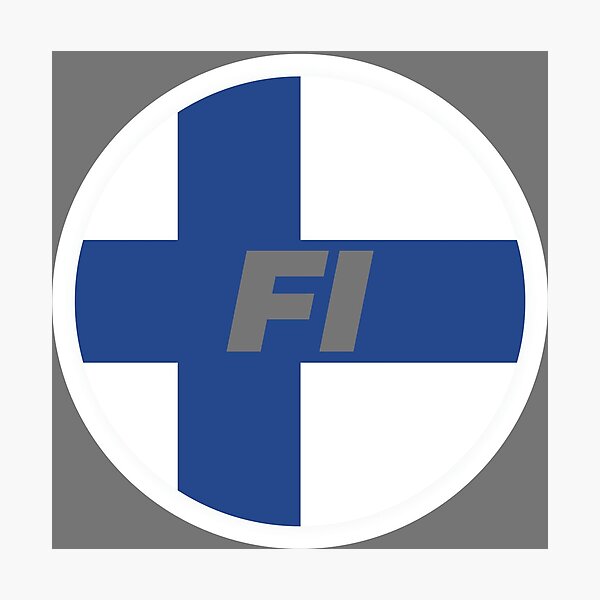 Item preview, Finland | Round Flag With Country Code designed and sold by CarlosAlberto.