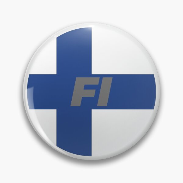 Item preview, Finland | Round Flag With Country Code designed and sold by CarlosAlberto.