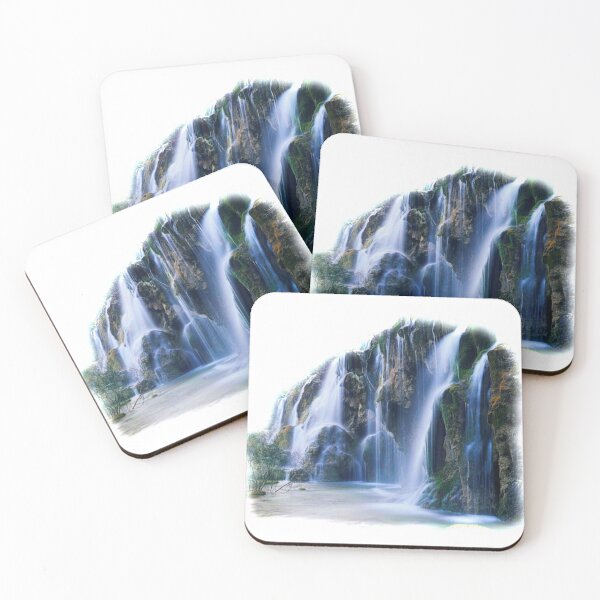 Item preview, Silver Blue Waterfall designed and sold by Designs By Creation.