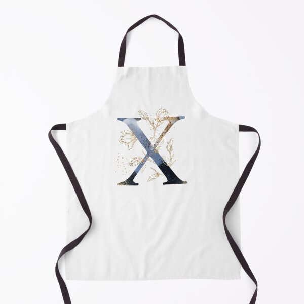 Item preview, Floral Initial Letter X, Monogram Gifts designed and sold by PinkLotusArt.