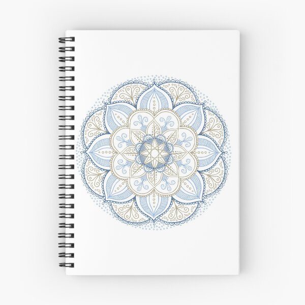Item preview, Mandala - blue and gold designed and sold by Sideofthehill.