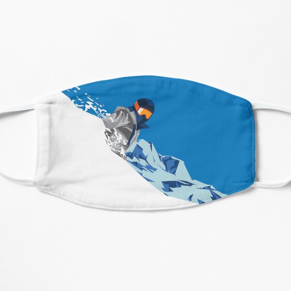 Downhill Skier Flat Mask