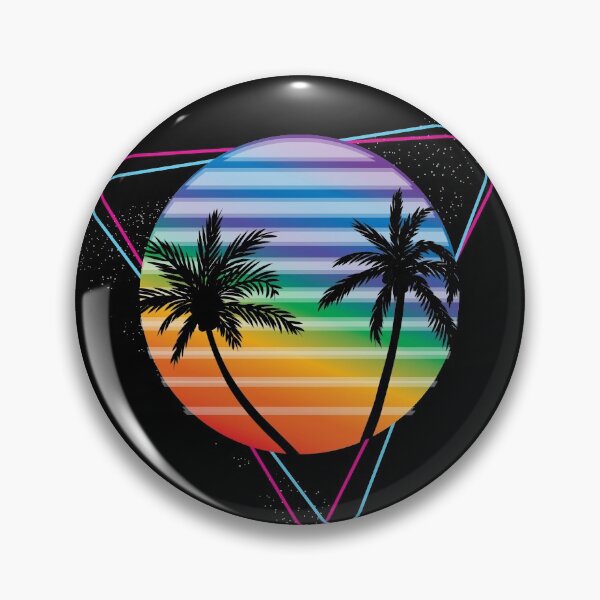 Item preview,  Retrowave Rainbow Sunset designed and sold by ghost888.