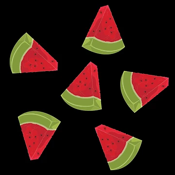 Artwork thumbnail, Pattern: Watermelon by CraftingYellow