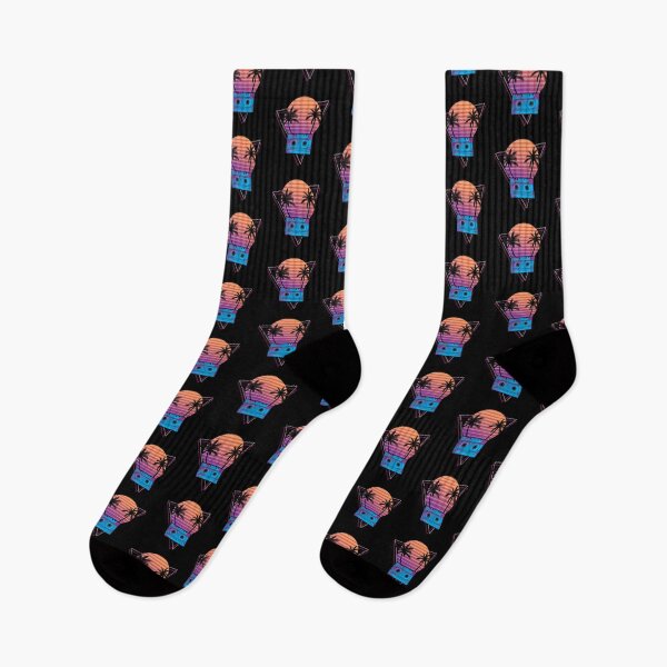 Item preview, Cassette Retrowave Palm Sunset designed and sold by ghost888.