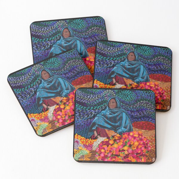 Item preview, Rose Vendor - Flower Market designed and sold by Sanjana Hariprasad.