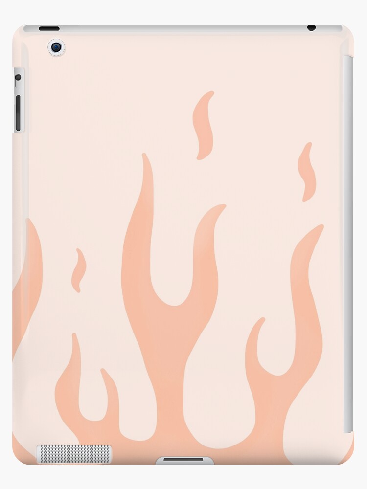 Funda y vinilo para iPad for Sale con la obra «Fondo de pantalla de llamas  anaranjadas» de Pastel-PaletteD