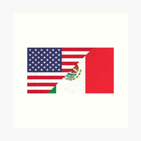 Item preview, Mexican American Flag designed and sold by Groovysheck.