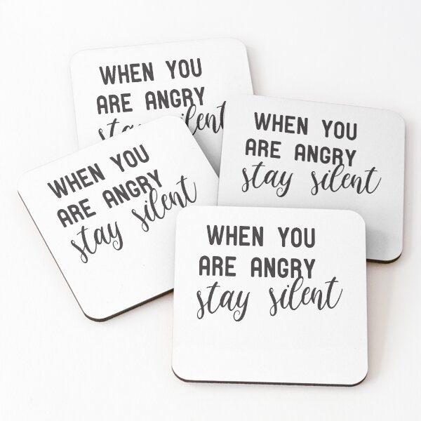 Item preview, When You Are Angry Stay Silent,prophet saying designed and sold by alikassi.