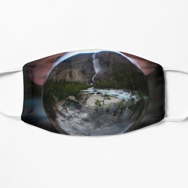 Takkakaw falls sphere Flat Mask
