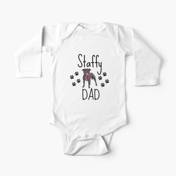 Black Staffordshire Bull Terrier Kids Babies Clothes Redbubble