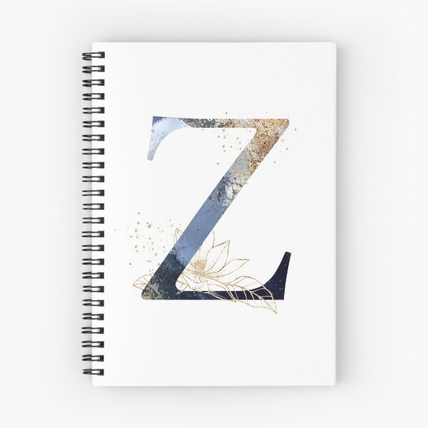 Item preview, Floral Initial Letter Z, Monogram Gifts designed and sold by PinkLotusArt.