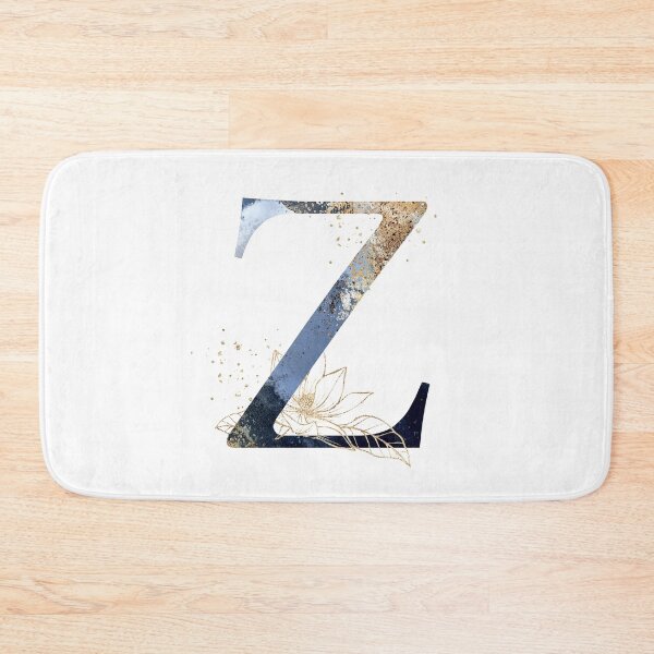 Item preview, Floral Initial Letter Z, Monogram Gifts designed and sold by PinkLotusArt.