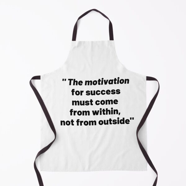 Aperçu de l'œuvre La motivation pour réussir doit venir de l'intérieur, et non de l'extérieur - citation de motivation - citation inspirante créée et vendue par ANZI.