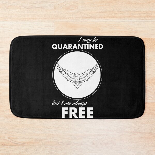 Item preview, Quarantined but free, eagle - confinement, social distancing designed and sold by LookFrog.