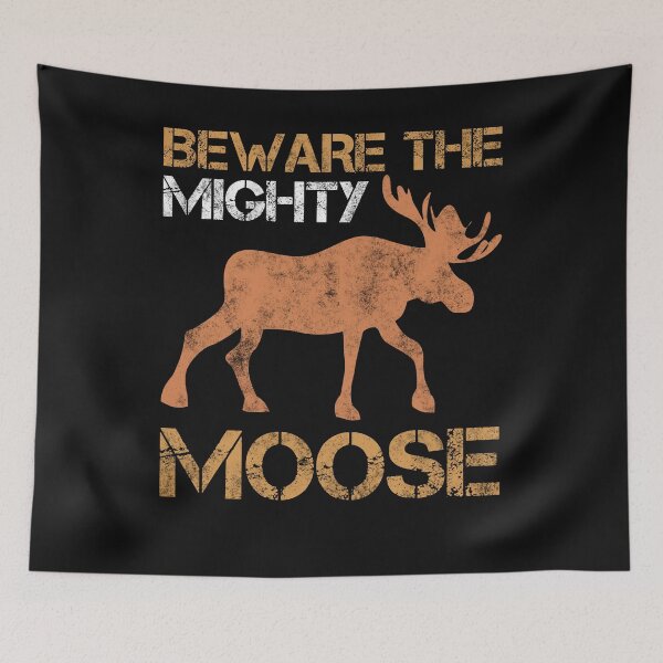Item preview, Moose deer antler saying retro designed and sold by Imutobi.