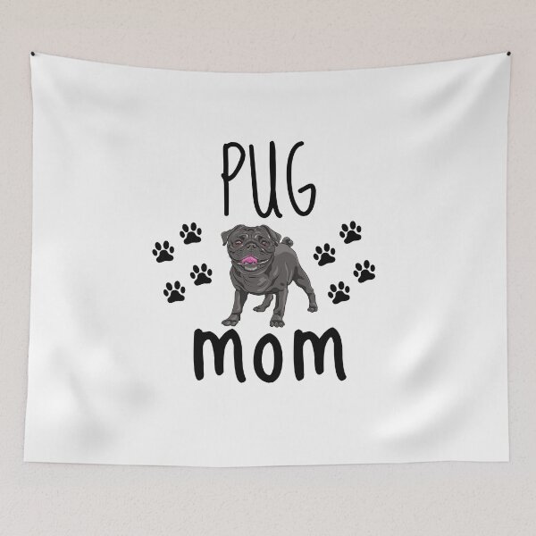 Item preview, Pug mom Black designed and sold by Beyond Words.