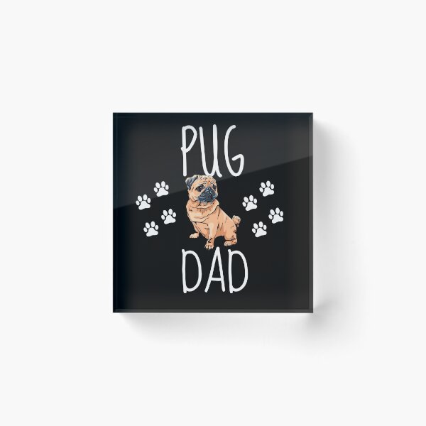 Item preview, Pug Dad dark fawn designed and sold by Beyond Words.