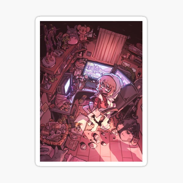 Hikikomori Pegatina
