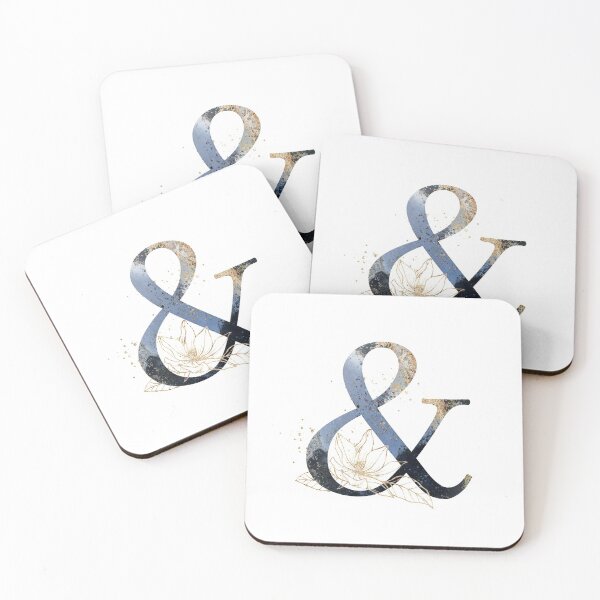 Item preview, Floral Letter &, Monogram Gifts designed and sold by PinkLotusArt.