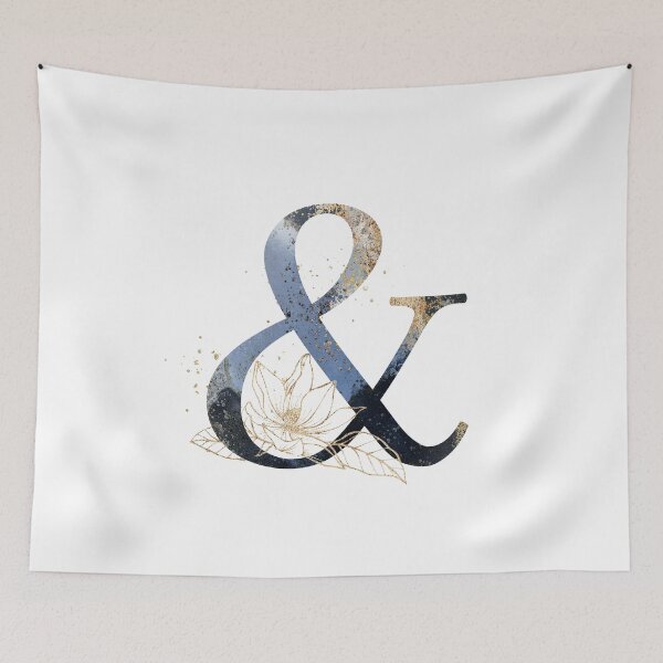 Item preview, Floral Letter &, Monogram Gifts designed and sold by PinkLotusArt.