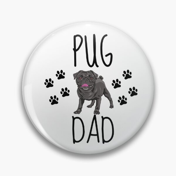 Artikelvorschau, Mops Papa Schwarz entworfen und verkauft von Beyond Words.