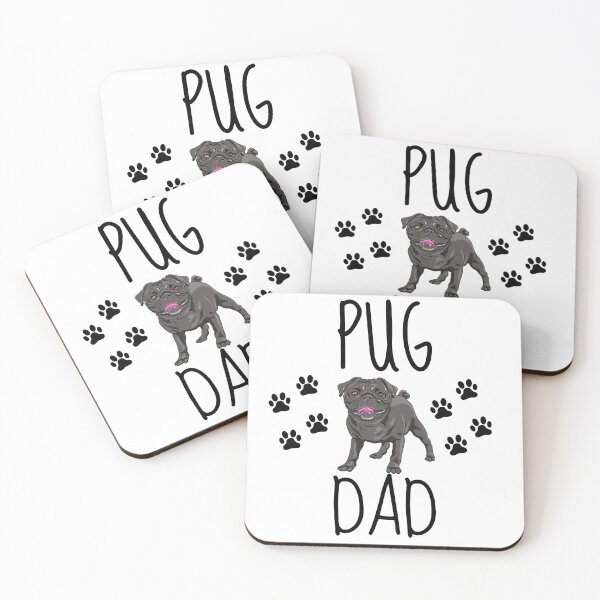 Item preview, Pug Dad Black designed and sold by Beyond Words.