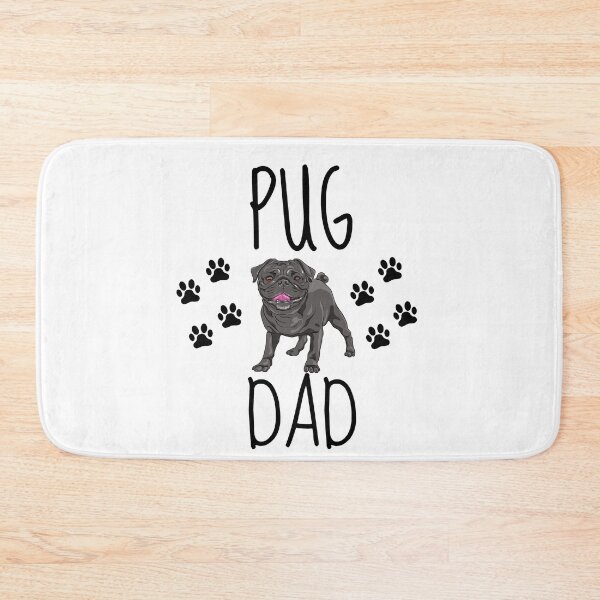 Item preview, Pug Dad Black designed and sold by Beyond Words.