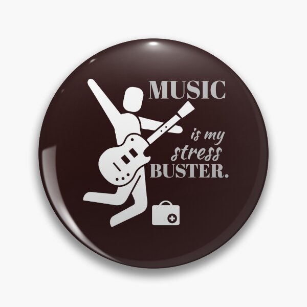 Item preview, Music is my stress buster. doctor playing the electric guitar. designed and sold by doctors-apparel.