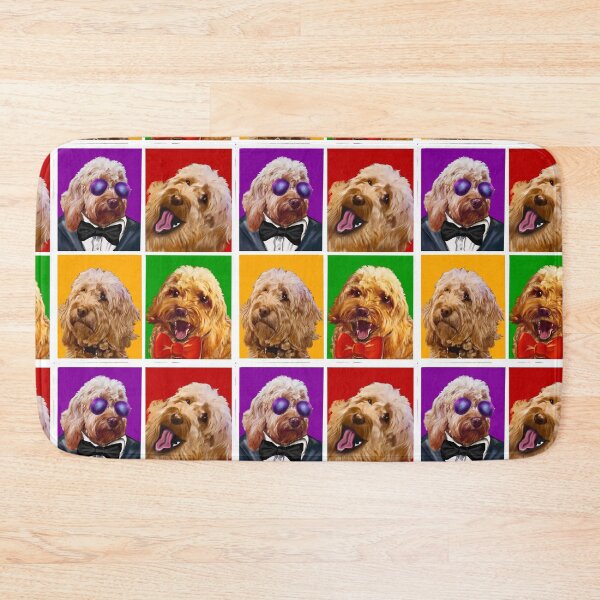Item preview, Cute funny dogs Cavapoo Cavoodle puppy dog photo booth selfies ! cute cavalier king charles spaniel designed and sold by Artonmytee.