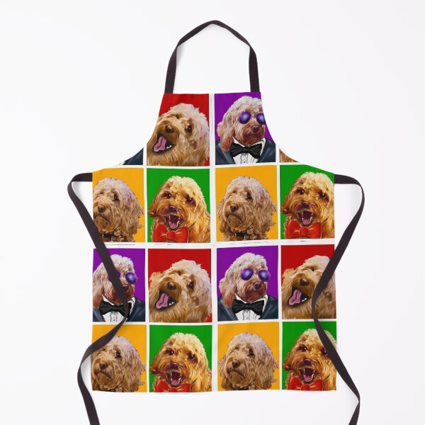 Item preview, Cute funny dogs Cavapoo Cavoodle puppy dog photo booth selfies ! cute cavalier king charles spaniel designed and sold by Artonmytee.