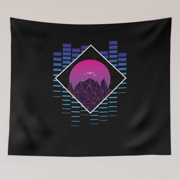 Item preview, Cyberpunk Retrowave Soundwave designed and sold by ghost888.