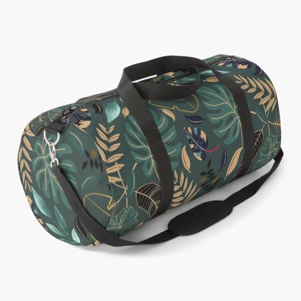 Item preview, Gold and green random tropical leaves pattern design  designed and sold by Yasminahj93.