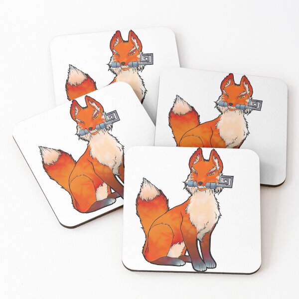 Item preview, Inari shrine fox with key designed and sold by IllustrateLaw.