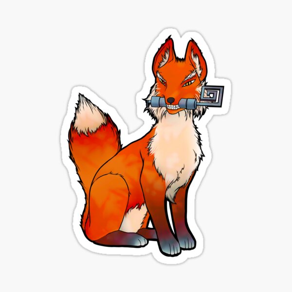 Item preview, Inari shrine fox with key designed and sold by IllustrateLaw.
