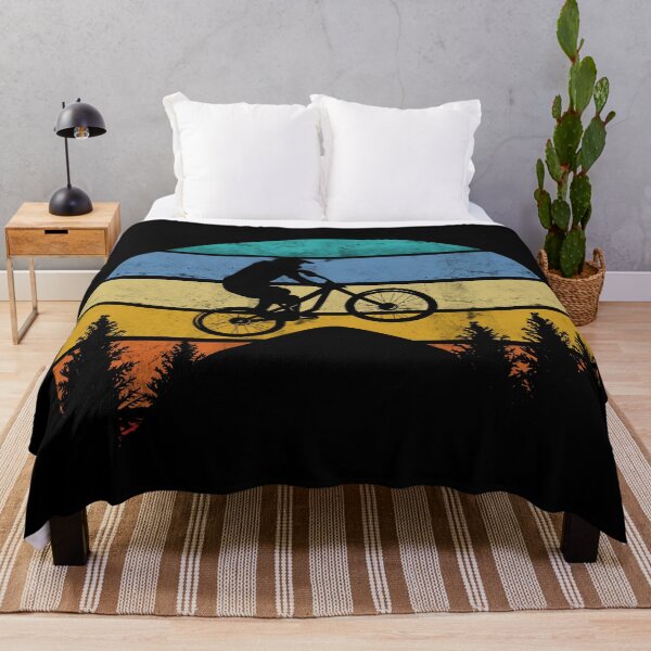 Item preview, Mountain Bike Jumping Retro Sunset designed and sold by playloud.
