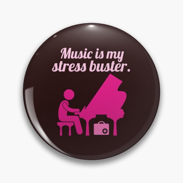Item preview, music is my stress buster. doctor playing the grand piano designed and sold by doctors-apparel.