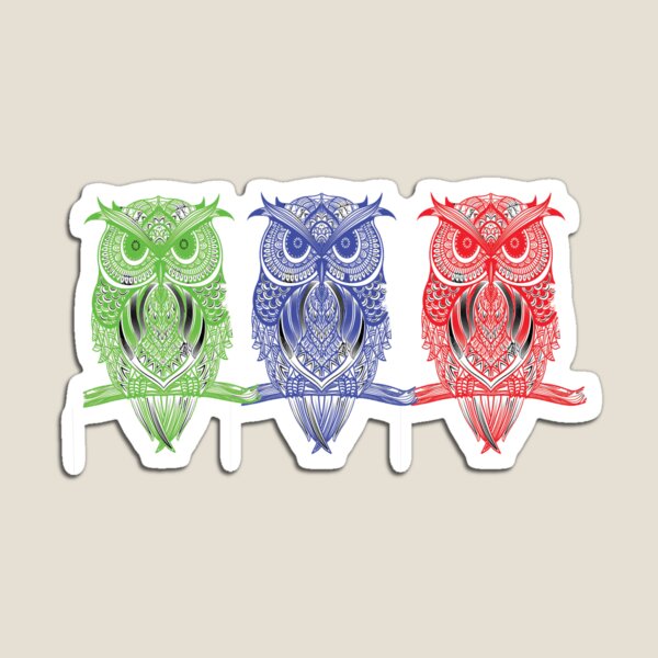 Item preview, Colorful owl designed and sold by abdoali.