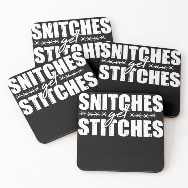 Item preview, Snitches get Stitches Vintage Retro Old School designed and sold by Rzelemenz.
