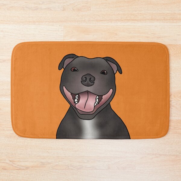 Item preview, Staffordshire Bull Terrier (Staffie) Dog Portrait - Orange designed and sold by JadeMadeThis.