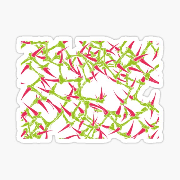 Evil Thorns (color) Sticker
