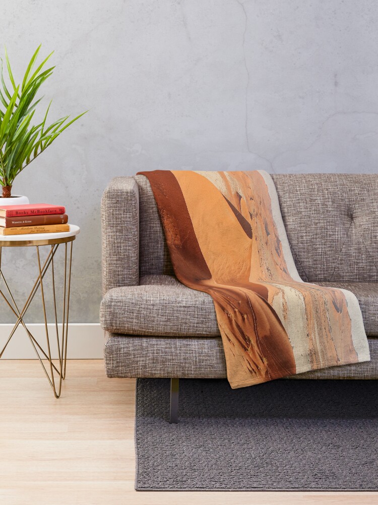 Alternate view of Desertscape Dunes Throw Blanket