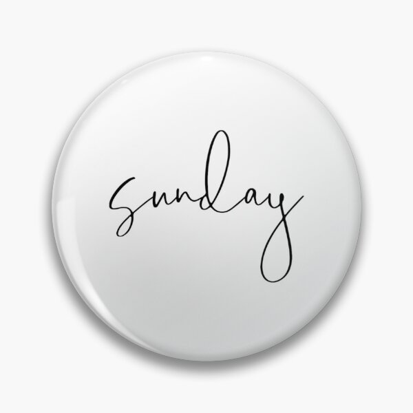 Item preview, Sunday sticker  designed and sold by sahereative-03.